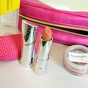 BRAND NEW BareMinerals Lipstick & Blush Set
